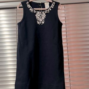 Crewcuts Navy Dress with Rhinestones
